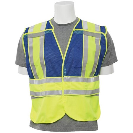 K Tay Designs 5-Point Break-Away Public Class 2 Safety VestBlue 2XL & 5XL K 1115183